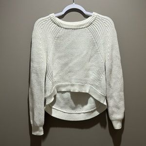 Michael Kors Cable Knit white sweater size small